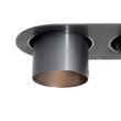Spot-encastré-arrondi-métal-canon-de-fusil-GU10-70-mm-inclinable-2-lumières---Installa