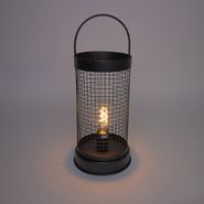 Lámpara-de-mesa-moderna-gris-52-cm---Horario