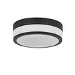Moderne-udendørs-loftslampe-sort-28-cm-IP44---Flavi