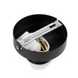 Ceiling-Light-With-Velours-Shade-Blue-with-Gold-20-cm---Combi-Black