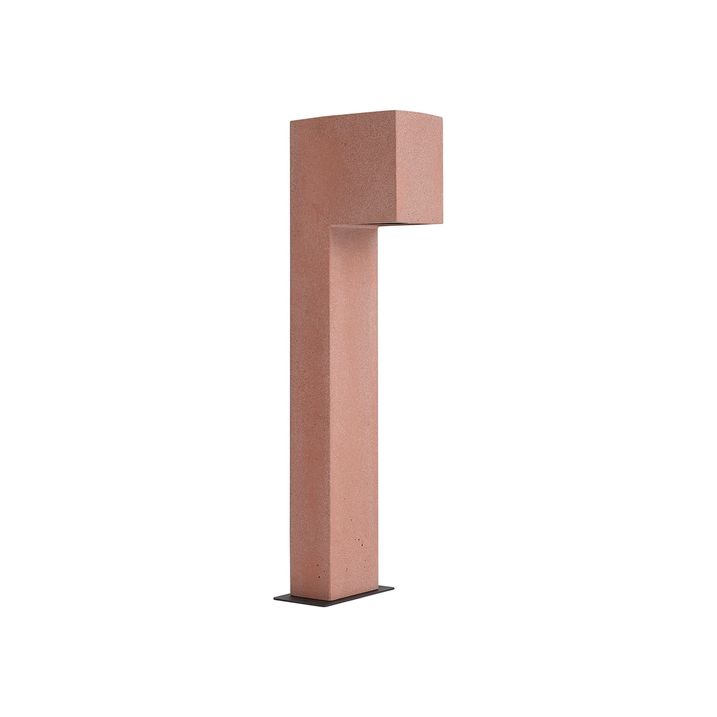 Moderna vanjska stubna svjetiljka terakota 65cm IP44 - Pompei