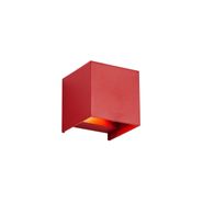 Moderne-Außenwandleuchte-Dunkelrot-inkl.-LED-IP54---Edwin