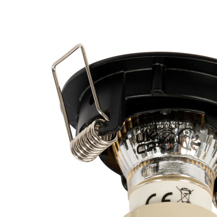 12-tk LED-sisseehitatud valgusti must GU10 35 mm - Edu