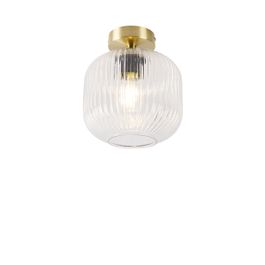 Smart plafondlamp messing incl. Wifi A60 - Karel