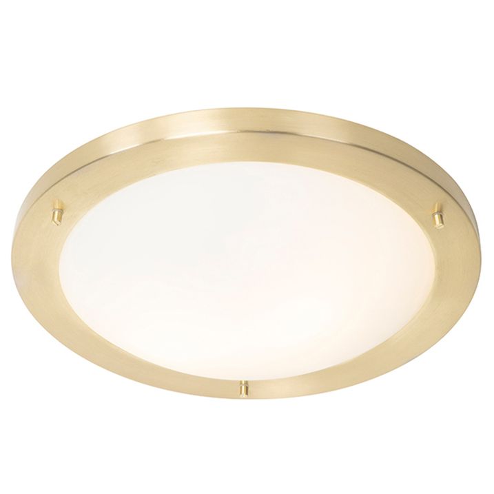 Plafoniera moderna oro 41 cm IP44 - Yuma