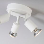 Spotlight-modern-alb,-reglabil,-rotund,-cu-3-lumini---Jeany