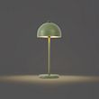 Lampe-de-table-verte-avec-LED-IP54-rechargeable-avec-station-de-charge---Squirrel