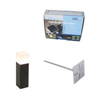 Utendørs-stake-svart-opalglass-30-cm-jordspyd-og-kabelgjennomføring---Danmark