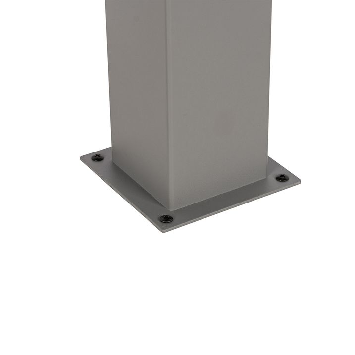 Lampada da esterno 50 cm grigia con picchetto a terra e manicotto per cavi - Denmark