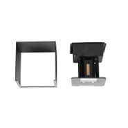 Außenwandleuchte-schwarz-inkl.-LED-2-Licht-IP54---Edwin