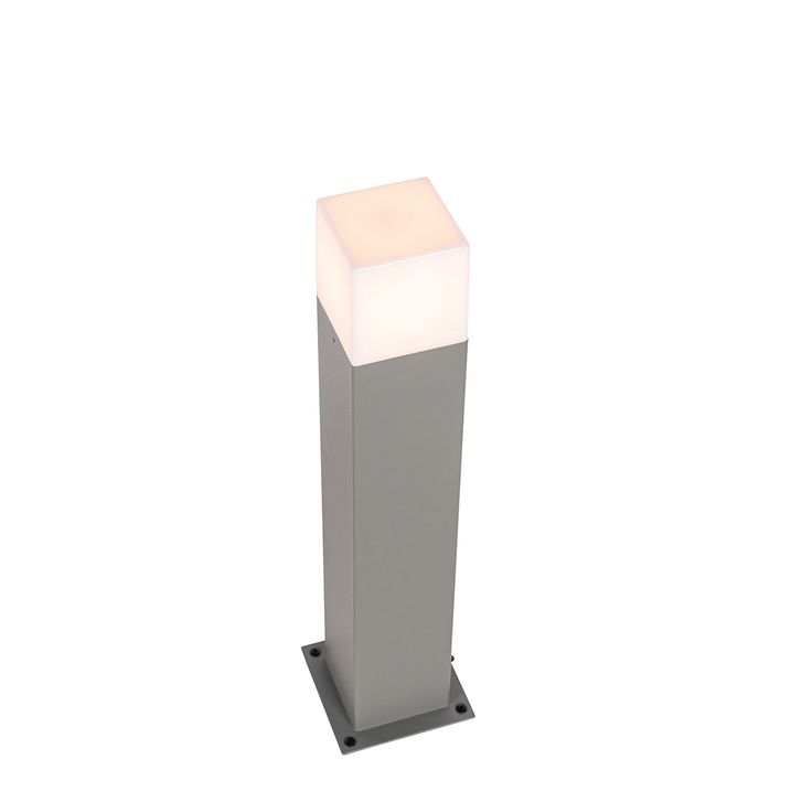 Lampada da esterno 50 cm grigia con picchetto a terra e manicotto per cavi - Denmark