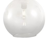 Moderne-pendellampe-sort-med-hvidt-glas-rektangulær-6-lys---Misty