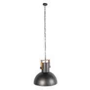 Industriele-hanglamp-donkergrijs-met-mango-hout---Mangoes