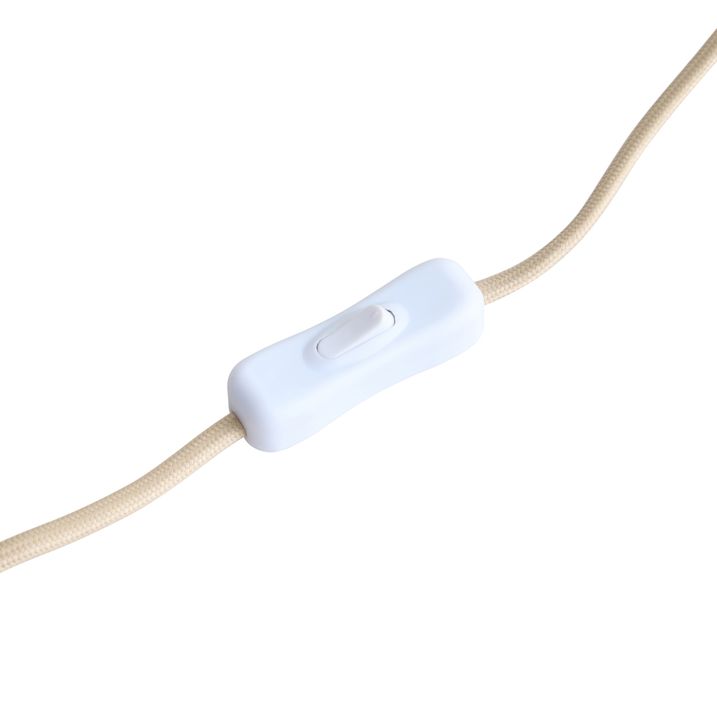 Scandinavisch tafellamp beige met opaal glas - Yoru