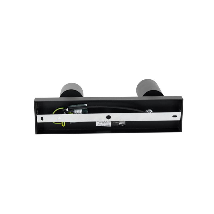 Faretto da soffitto moderno nero regolabile a 2 luci - Jeana Luxe