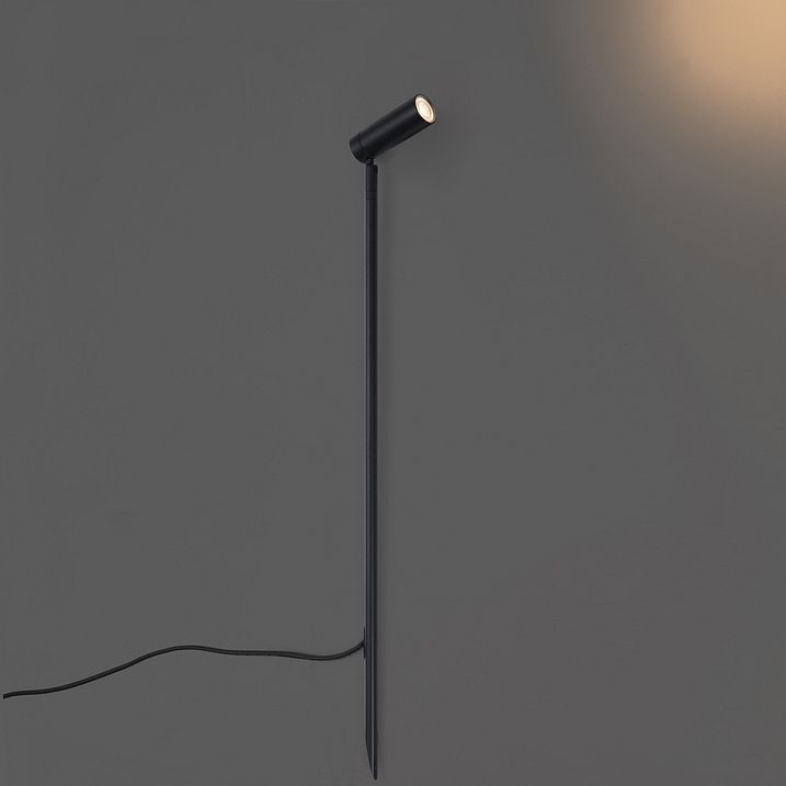 Strahler schwarz 80cm inkl. LED verstellbar IP65 inkl. Kabel und Stecker - Carl