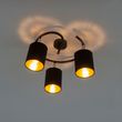 Plafonnier-moderne-noir-3-lumières---Lofty