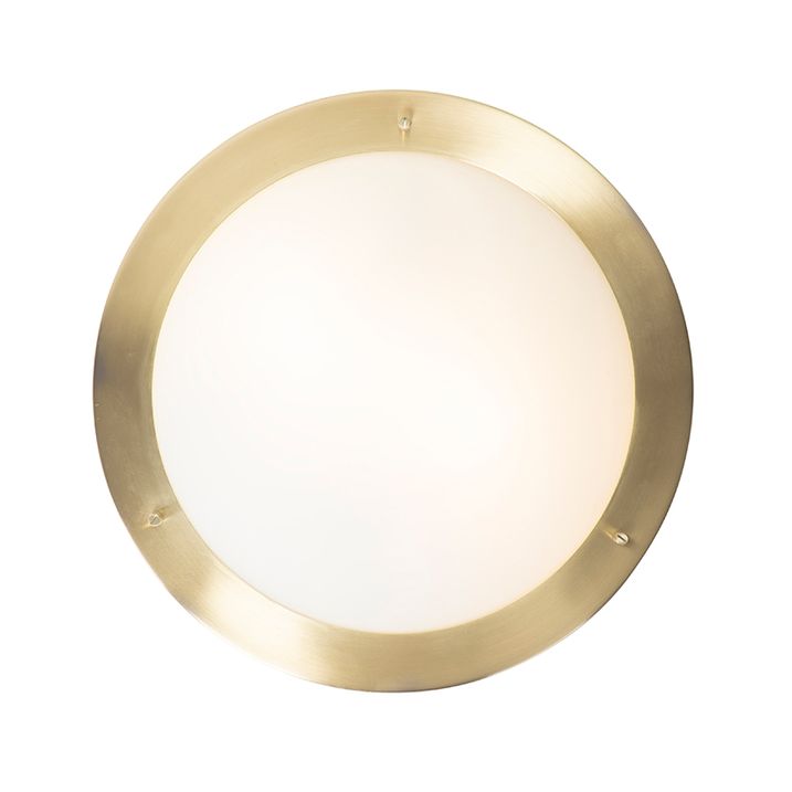 Plafoniera moderna oro 41 cm IP44 - Yuma