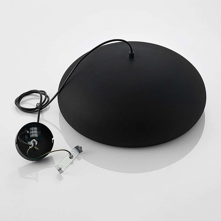 Moderna viseća lampa crna sa zlatom - Gervina