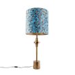 Stolní-lampa-bronzová-s sametovým-stínítkem-s motýlím-vzorem-40-cm---Diverso