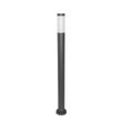 Moderne-buitenlamp-paal-donkergrijs-met-opaal-110-cm-IP44---Rox