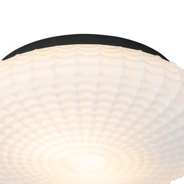 Klasyczna-lampa-sufitowa-czarna-z-opalowym-szkłem-35-cm-IP44---Nohmi