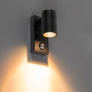 Zidna-lampa-za-spoljašnju-upotrebu-crna-sa-senzorom-pokreta-IP44---Solo