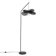 Art-Deco-stāvlampa-melna-ar-melnu-abažūru---Nest