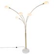 Art-Deco-Floor-Lamp-Gold-5-Light---Sixties-Marmo