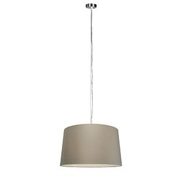 Lámpara colgante moderna de acero con pantalla de 45 cm color topo - Cappo 1