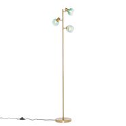 Art-Deco-vloerlamp-goud-met-groen-glas-3-lichts---Vidro