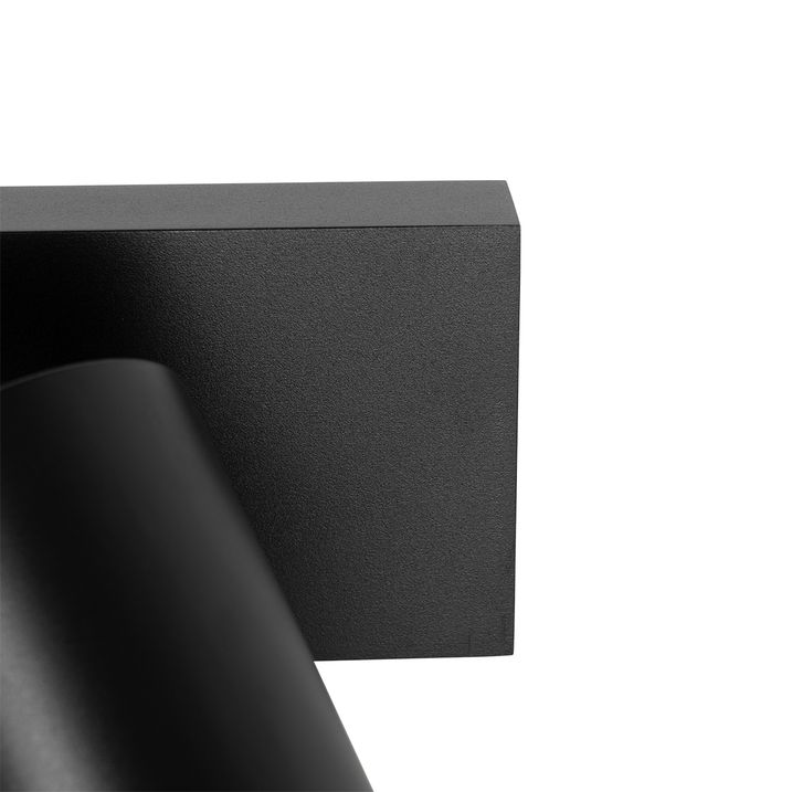 Faretto da soffitto moderno nero regolabile a 2 luci - Jeana Luxe