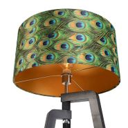 Lámpara-de-pie-trípode-negra-con-pantalla-diseño-pavo-real-50-cm---Puros