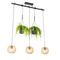 Industriële hanglamp goud 3-lichts - Flor