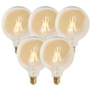 Set-od-5-E27-LED-lampi-sa-mogućnošću-zatamnjivanja-G125-zlatne-5W-450-lm-2200K