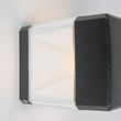 Moderné-vonkajšie-nástenné-svietidlo-čierne-vrátane-LED-IP55---Elisa