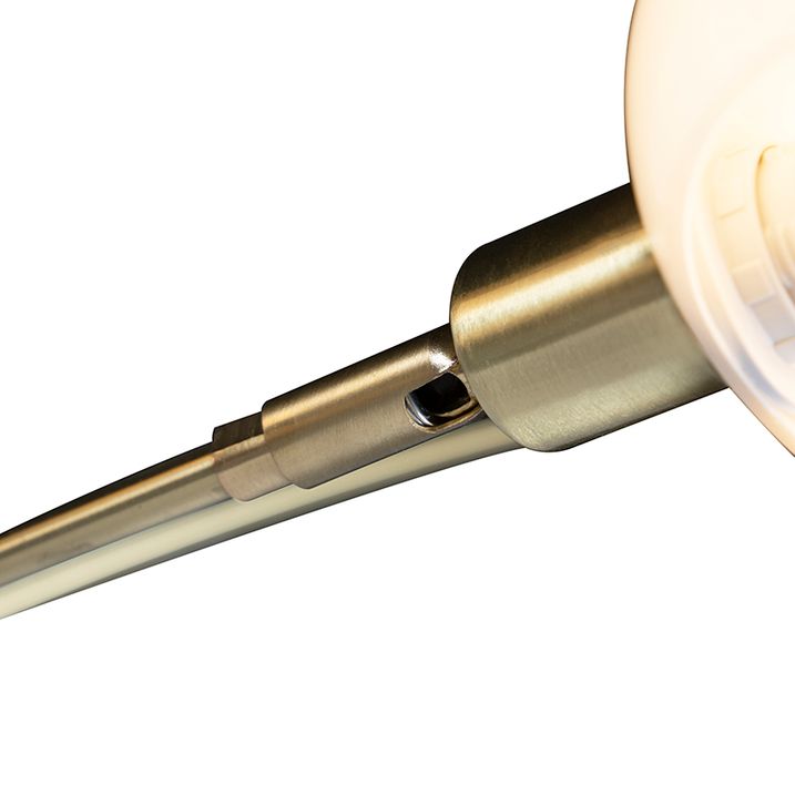 Art Deco Floor Lamp Gold 5-Light - Sixties Marmo