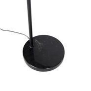 Lámpara-de-pie-negra-con-pantalla-gris-claro-50-cm-regulable---Editor