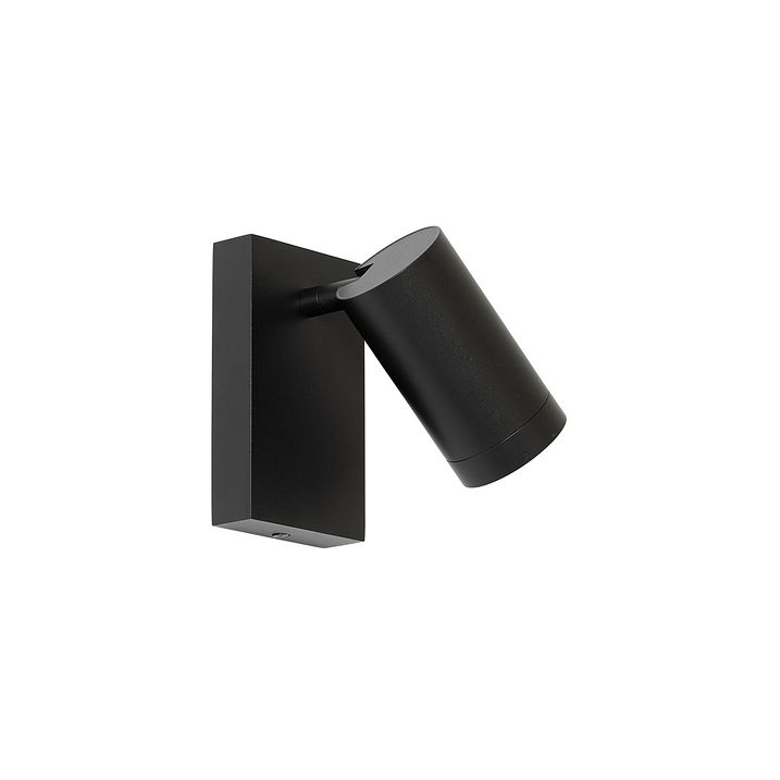 Applique moderna nera regolabile con interruttore - Jeana Luxe