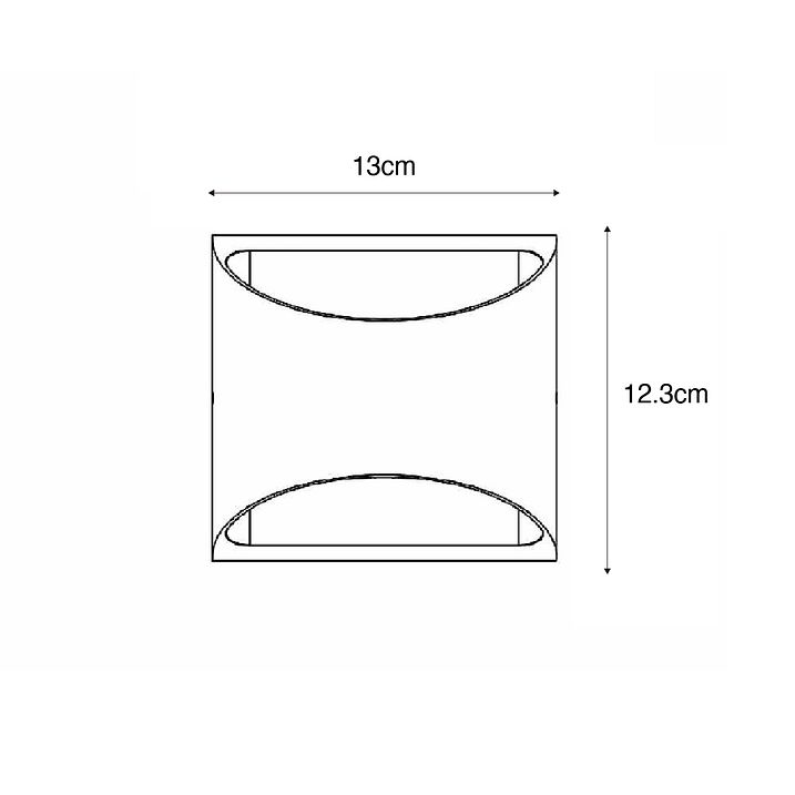 Moderne Außenwandleuchte Rostbraun inkl. LED 2-Licht IP54 - Mal
