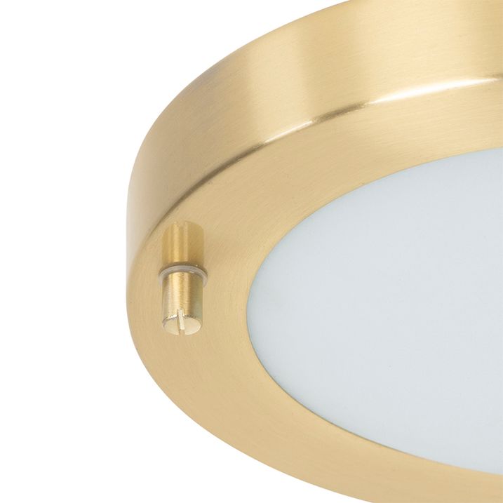 Moderne plafonnière goud 18 cm IP44 - Yuma