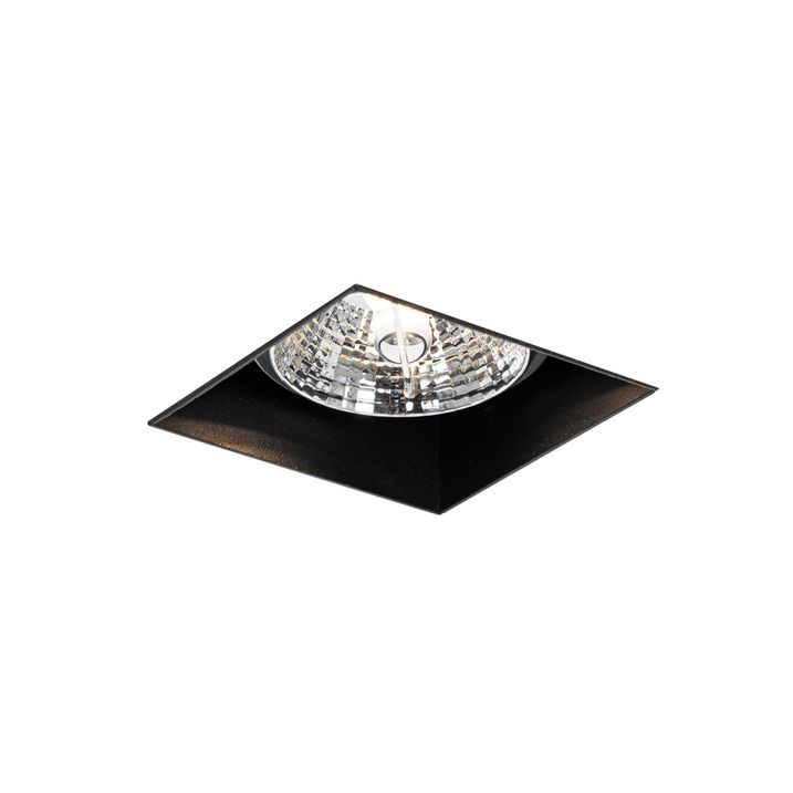 Moderan ugradni reflektor crne boje GU10 AR70 bez okvira - Oneon