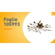 Vintage-Ceiling-Light-Black-with-Gold-50-cm-3-Light---Foglie