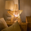 Lámpara-de-pie-de-Navidad-marrón-60cm-con-LED-recargable-IP54---Sisine