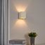 Moderna-zidna-lampa-bež-G9-kvadratna---Sola