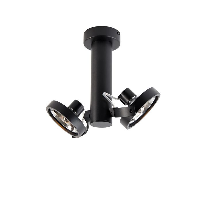 Modern Spotlight Black Adjustable 2-Lights - Goes