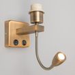 Zidna-lampa-od-bronze-uklj.-LED-sa-ručicom-za-čitanje---Brescia-Combi