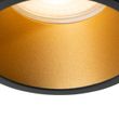 Modern-Recessed-Spotlight-Black-with-Gold-GU10-70mm-IP44---Dept