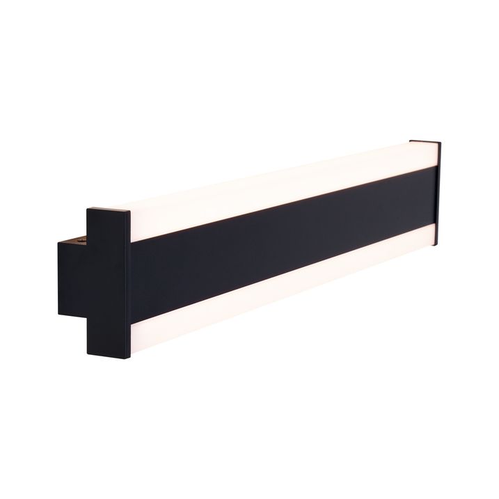 Moderna stenska svetilka črna CCT 60cm vklj. LED IP54 - Vanya