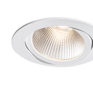 Sešu-iebūvētu-prožektoru-komplekts-balts-9,5-cm-ar-LED-1300-lm-regulējams-IP65---Gaius